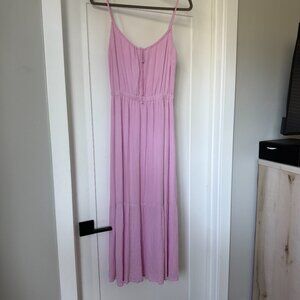 Abercrombie Light Pink Midi Dress